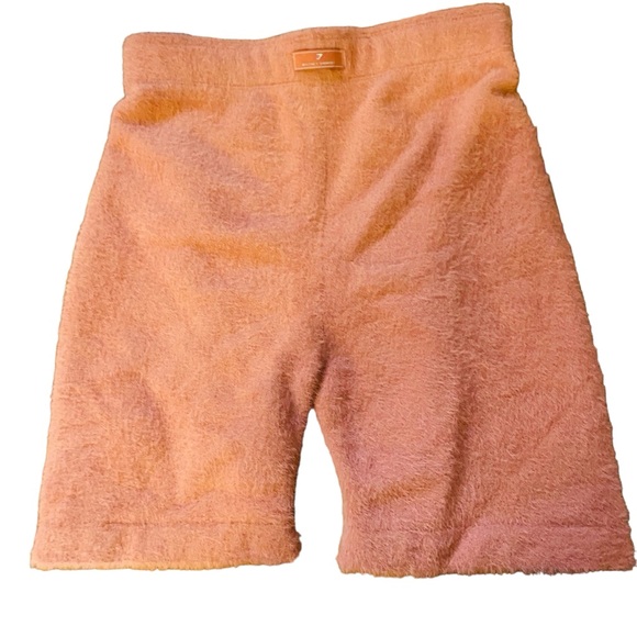 Gymshark Whitney Eyelash Knit Shorts Cayon Red - Picture 5 of 8